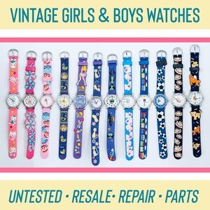 12 Used Untested Assorted Kids Watch Lot/Bundle